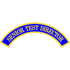Image for AMC TES Senior Test Director Full Color Rocker Pocket Tab