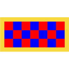 Image for 54 ARS Red and Blue Checks Pocket Tab