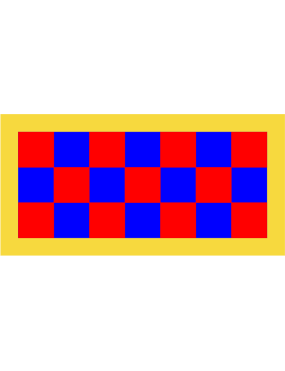 Image for 54 ARS Red and Blue Checks Pocket Tab
