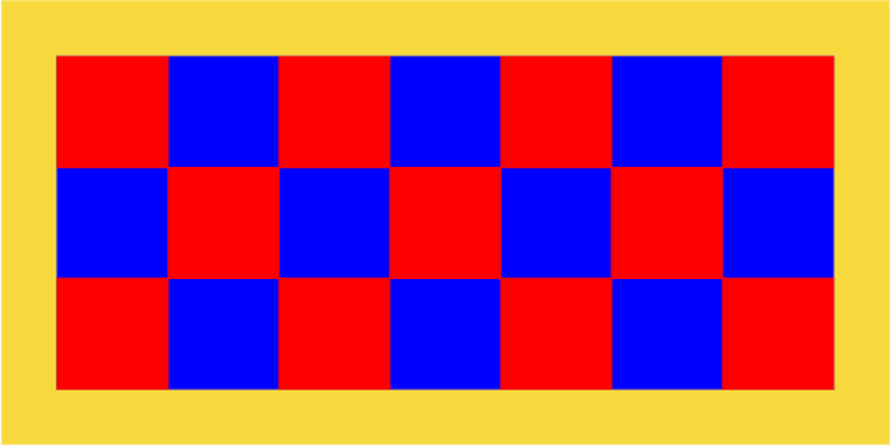 54 ARS Red and Blue Checks Pocket Tab