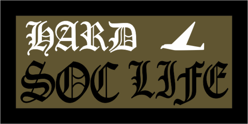 76 AS Hard SOC Life Pocket Tab