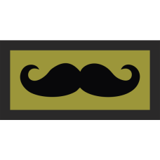 Image for Black Mustache Over OCP Colors - Pocket Tab