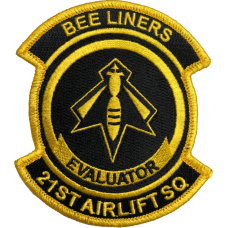 Image for 21 AS Yellow/Black Evaluator Patch