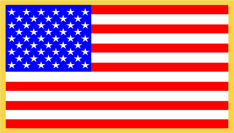 American Flag Full Color Patch 3.25"