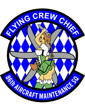 Image for 86 AMXS Dutch Girl Full Color Patch