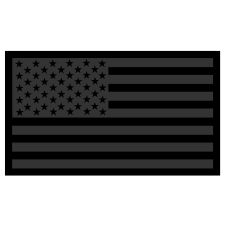 Image for American Flag Black on Black Patch