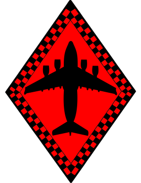 Image for 89 AS C-17 Black and Red Patch