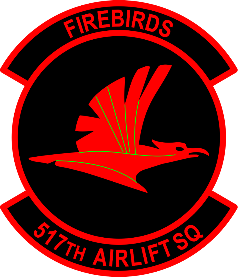 517 AS Red and Black Patch