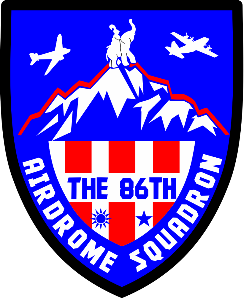 86 OSS The Airdrome Squadron Full Color Patch