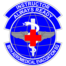 Image for 86 AES Instructor Full Color Patch 3.5"