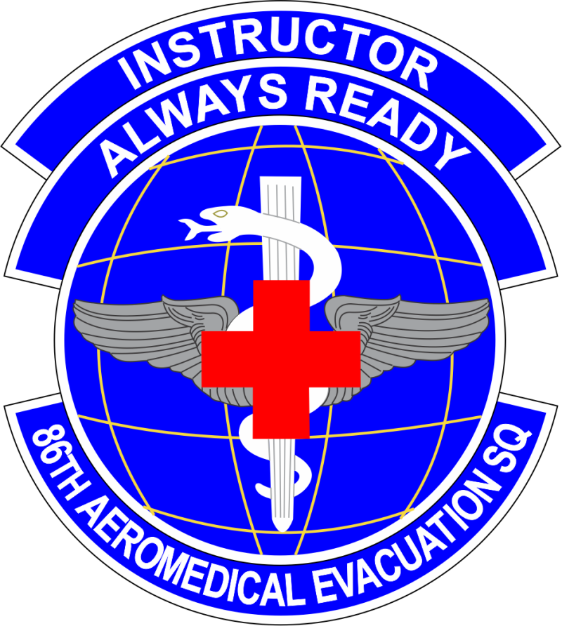 86 AES Instructor Full Color Patch 3.5"