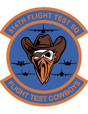 Image for 514 FLTS Flight Test Cowboys Patch