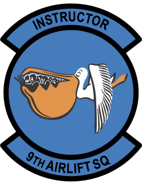 Image for 9 AS Full-Color Instructor Flying LEFT Patch
