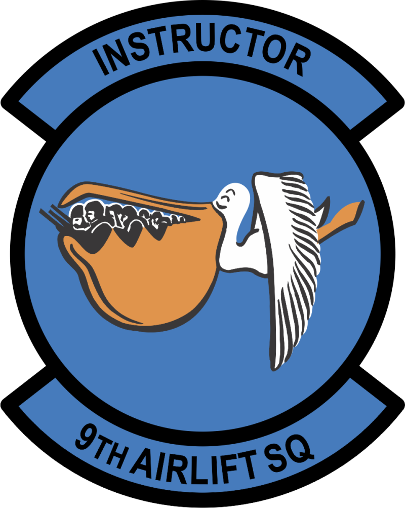 9 AS Full-Color Instructor Patch