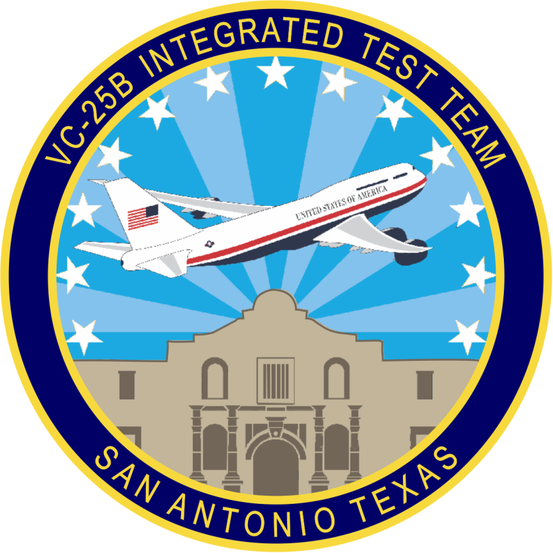 AFOTEC Det 5 VC-25B Patch - Blue Sun Rays