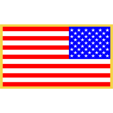 Image for American Flag Reverse Full Color Patch