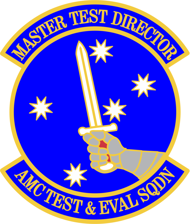 AMC Test Master Test Director Full Color Patch