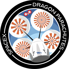Image for SpaceX Dragon Parachutes Patch