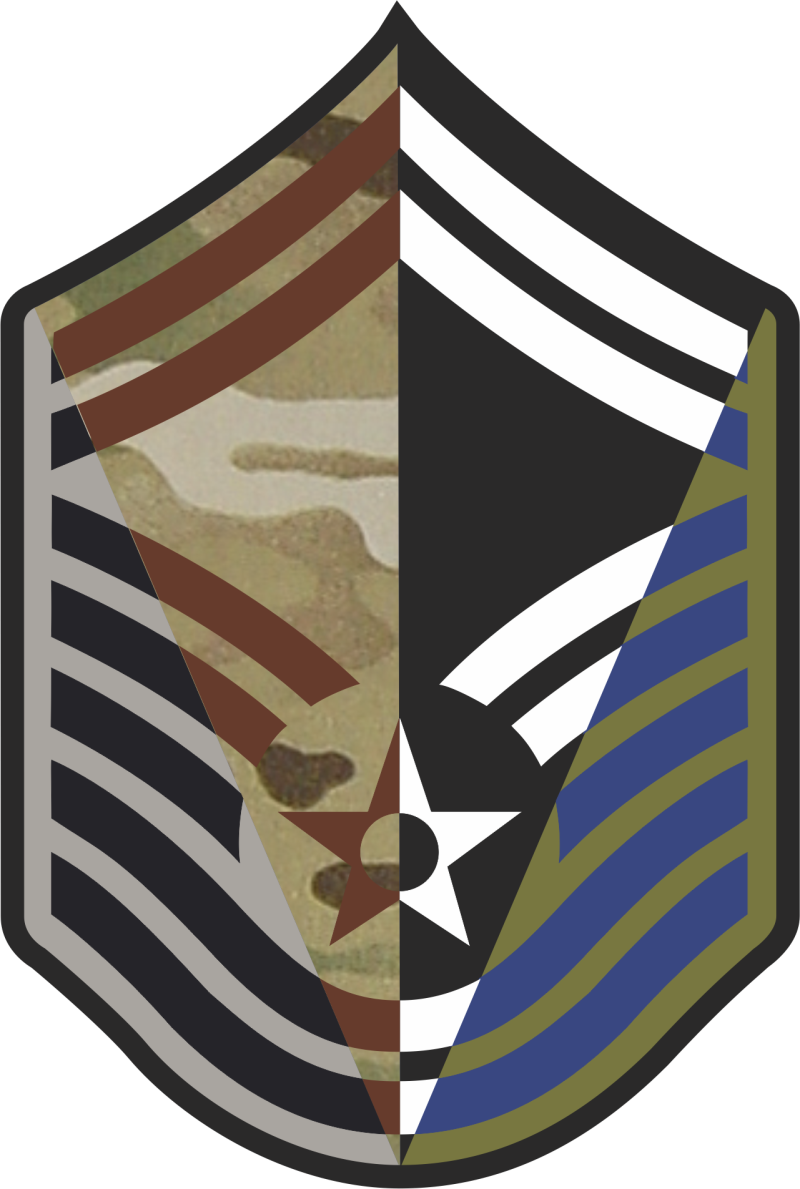 SMSgt Stripes 4-Panel - 6" OCP
