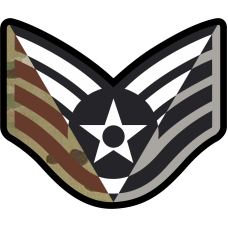 Image for SSgt Stripes 3 Panel 4"