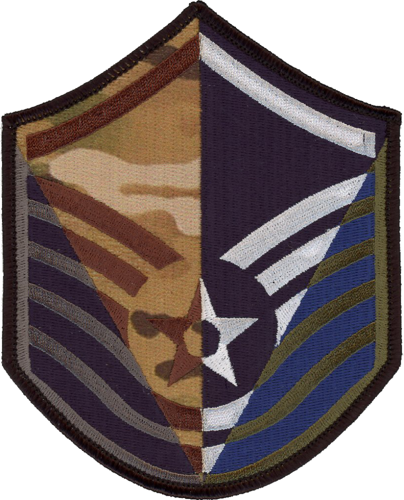 MSGT Stripes 4 Panel 5 inch Patch
