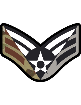 Image for SrA Stripes 3 Panel 4 inch OCP Patch