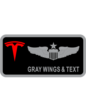 Image for Tesla Logo Name Tag