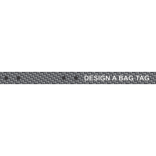 Image for Black Gray Pattern Bag Tag
