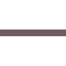 Image for Multi Colored Abstract 7 Bag Tag