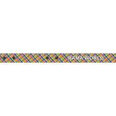 Image for Multi Colored Plaid Bag Tag