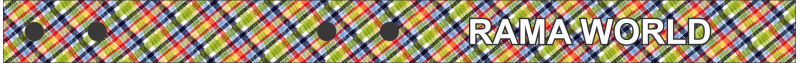 Multi Colored Plaid Bag Tag
