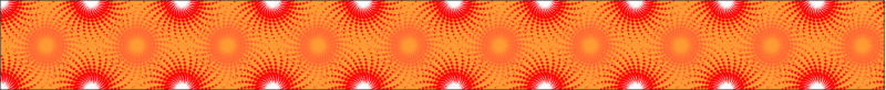 Orange Red Circles Bag Tag