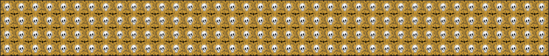 Skulls and Bats Bag Tag