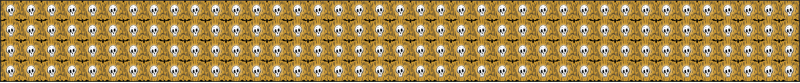 Skulls and Bats Bag Tag
