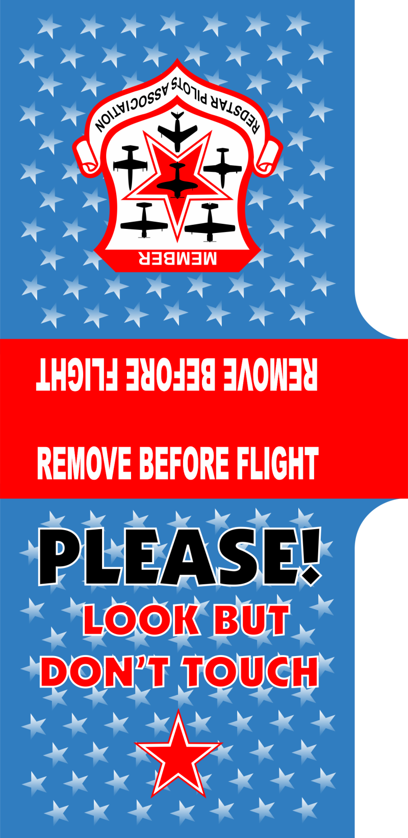 Red Star Pitot Tube Cover 