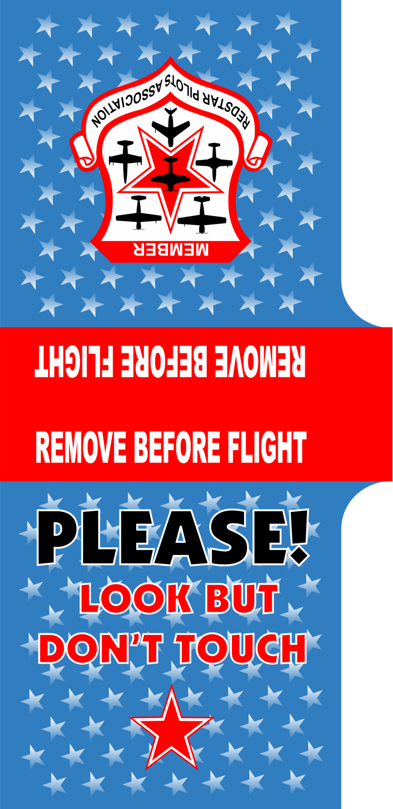 Red Star Pitot Tube Cover 