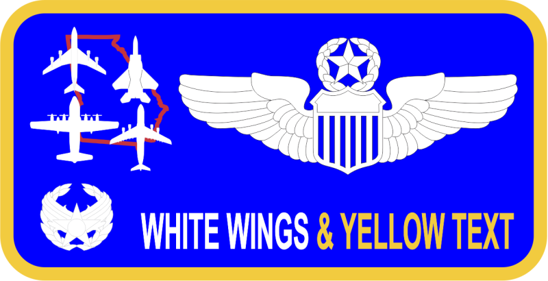 339 FLTS Blue Name Tag