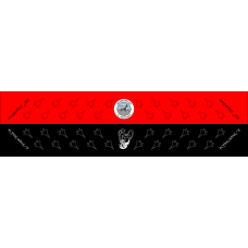 Image for 52 SQ Red & Black Flight Scarf