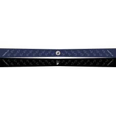 Image for 53 SQ Navy & Black Tapered Flight Scarf