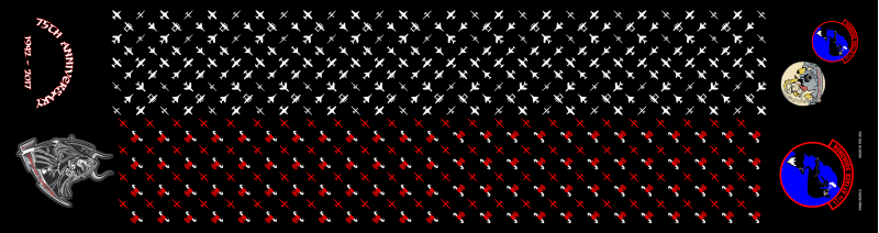 17 ATKS  Flight Scarf