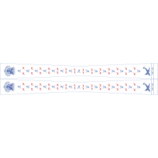 Image for 436 AW Blue ACFT on Ends Flight Scarf