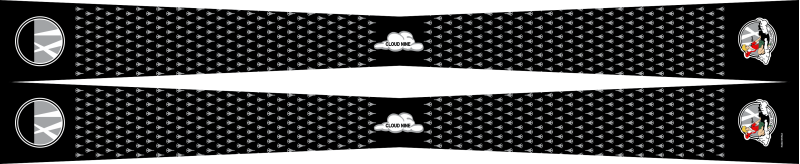 9 BS Full Color Logo Flight Scarf 