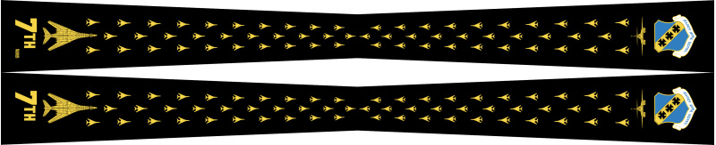 7 BW Black Flight Scarf  