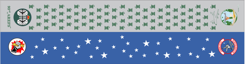 93 ARS Blue/Gray Flight Scarf