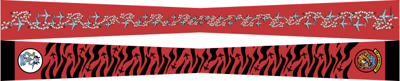 535 AS Tiger Stripe Flight Scarf