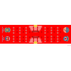 Image for 18 AES Flight Scarf- Red