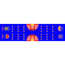 Image for 18 AES Flight Scarf- Blue