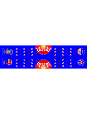 Image for 18 AES Flight Scarf- Blue