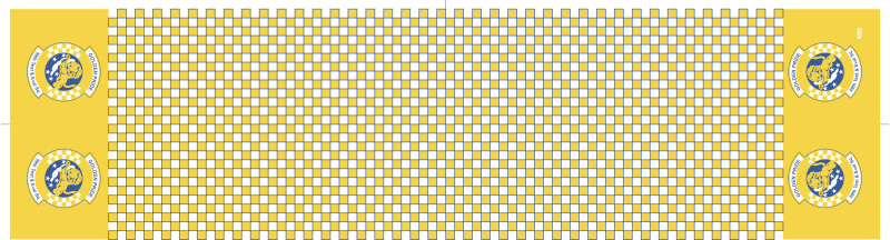 59 TES Yellow Flight Scarf 