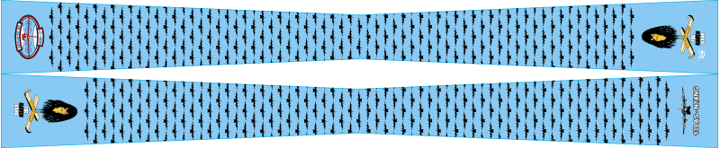 139 AS Blue Flight Scarf